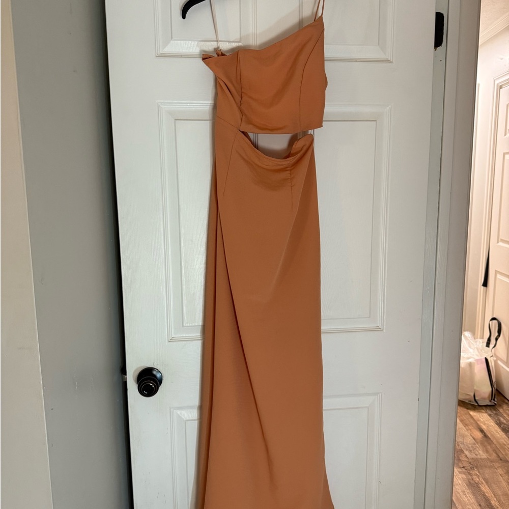 Elegant orange Women's Dress